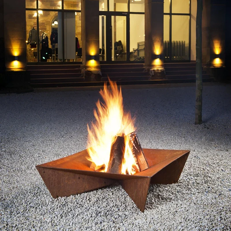 Wood Burning Smokeless Fire Pit for Home and Garden Usage Best Design Large Outdoor Pure Iron Fire Pit Bowl Portable