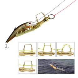 Attrezzatura per esche dure di salvataggio in acciaio inossidabile Esche per pesci incollati Cercatore Richiamo Retriever Bait Saver Accessori per la pesca Roba con linea