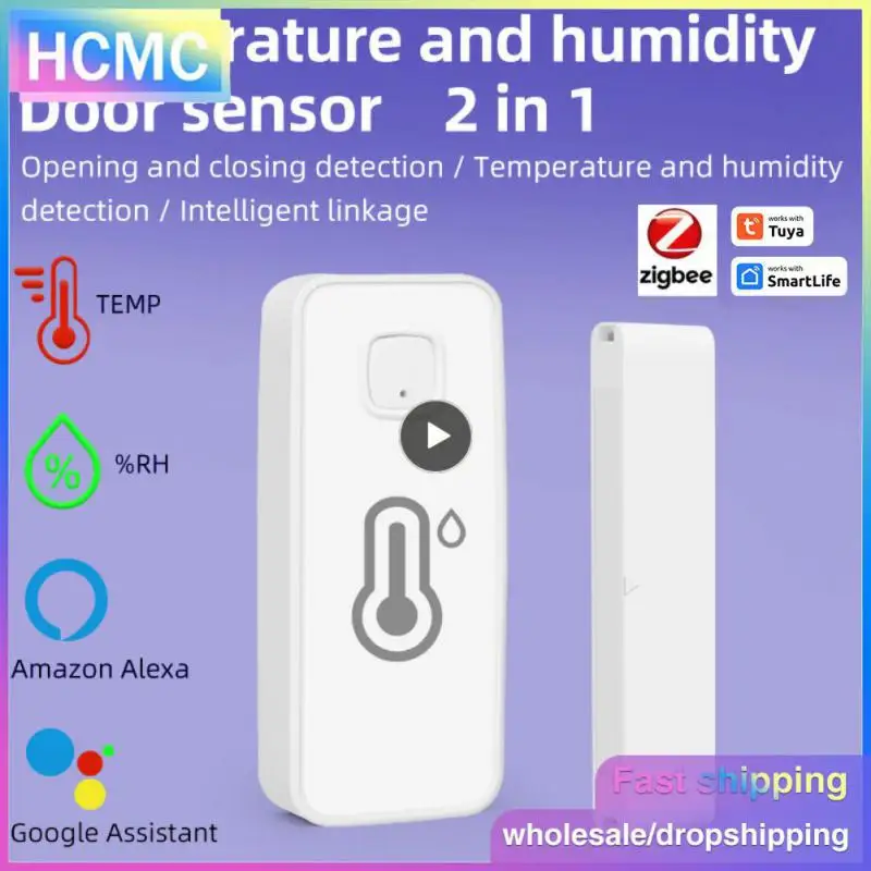 

2 в 1 смарт-датчик температуры и влажности Tuya