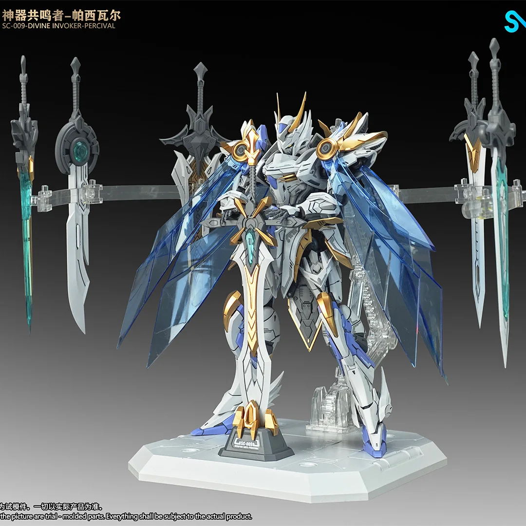 

In Stock Bandai SNAA Arms Resonator Percival Model Kit - 1/144 Scale Round Table Knight Mecha - Official Assembly Figure
