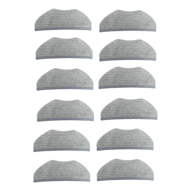 

ABKD 12Pcs Compatible Cloths For Xiaomi Mijia G1 Robot Vacuum Cleaner - Full Microfiber Mop Cloths