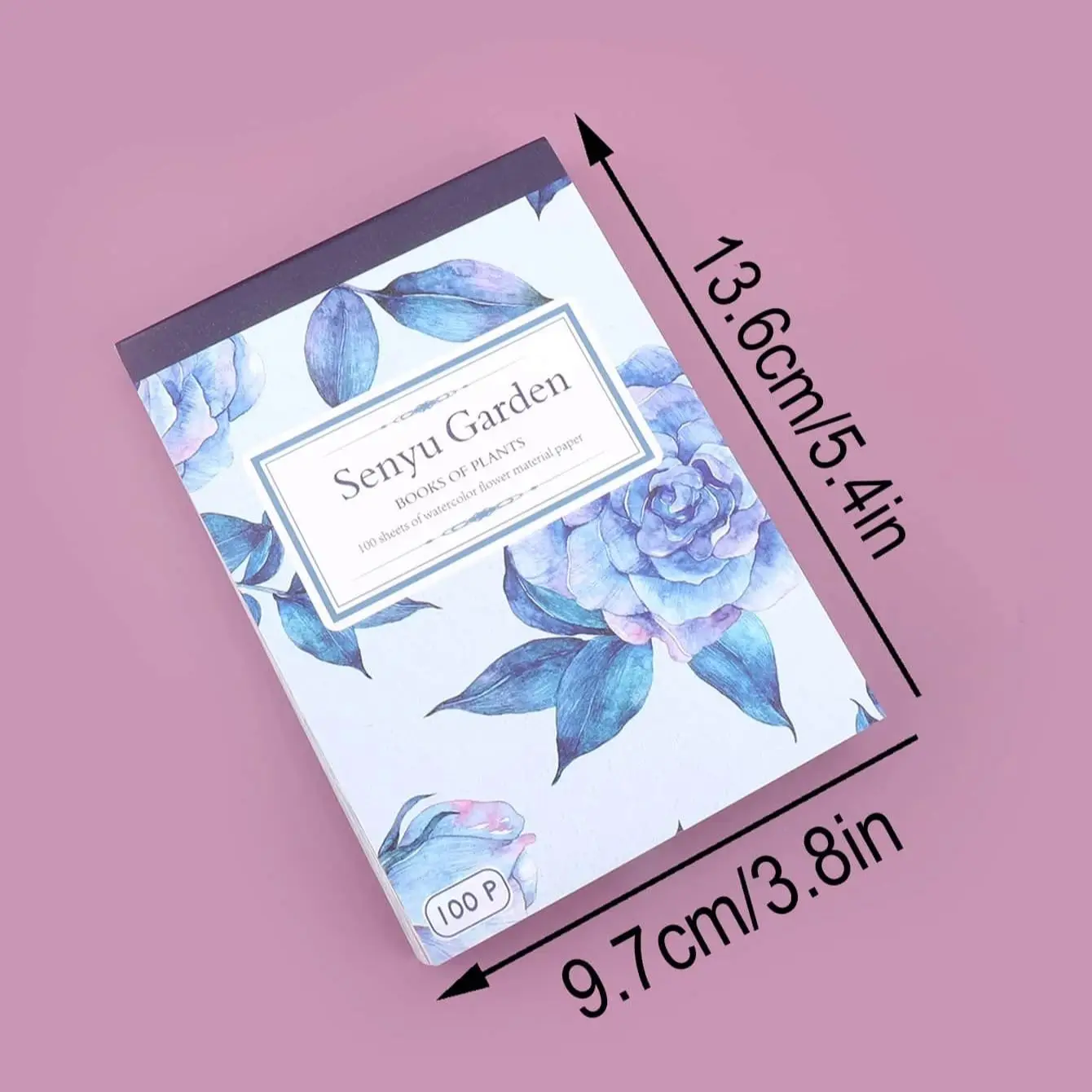 100 sheets per book of vintage-themed decorative paper with various patterns, non-adhesive, suitable for books and diary decorat