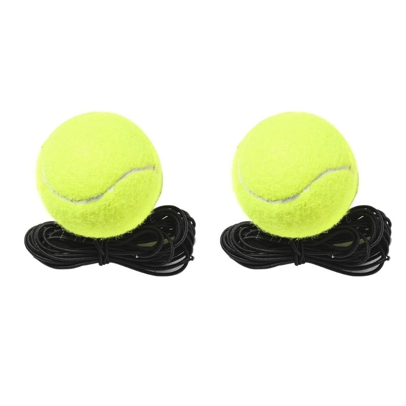 

2pcs Single Practice Tennis Ball Portable Tennis Training Ball со строкой