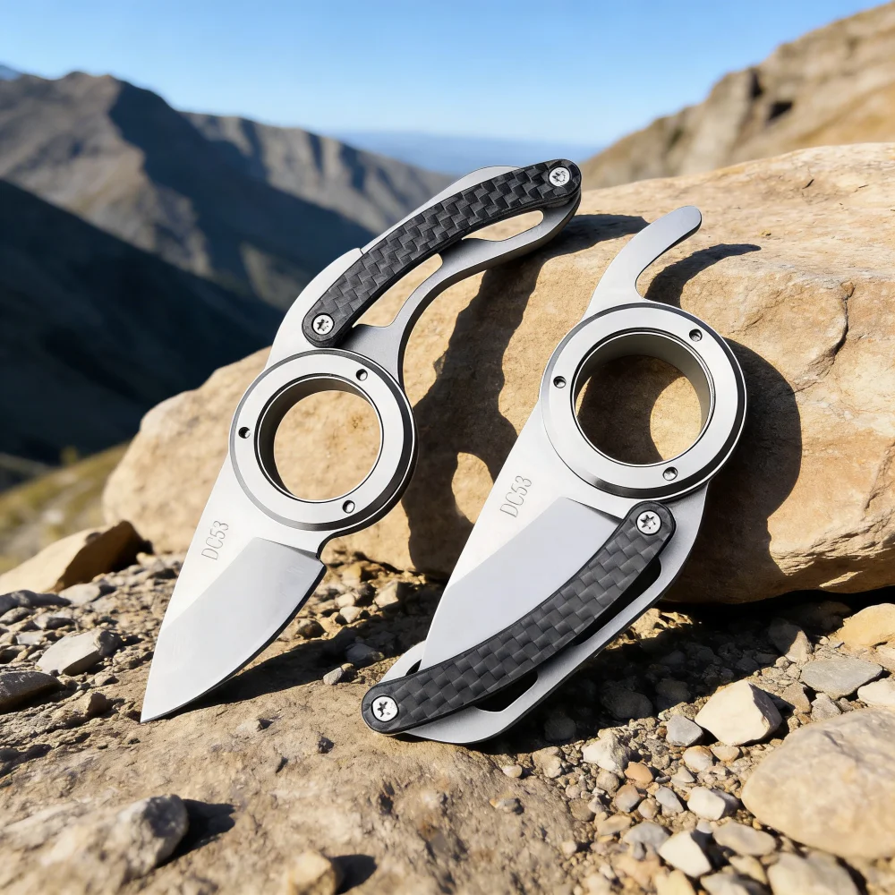 

Складной нож для фруктов, портативный, острый, вращающийся, для нарезки на открытом воздухе, с функцией самообороны, компактный, складной нож для кемпинга и походов