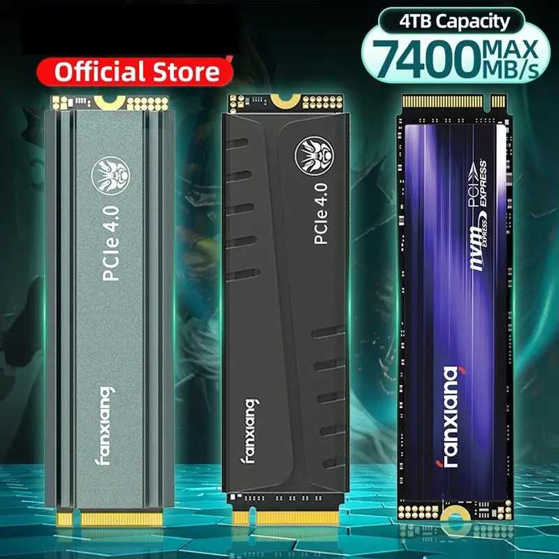 To S660/S770/S880 SSD NVMe M2 PCIe4.0x4 1TB 2TB 4TB Internal Solid State Drive For PlayStation5/PS5 Desktop SSD Hard Disk