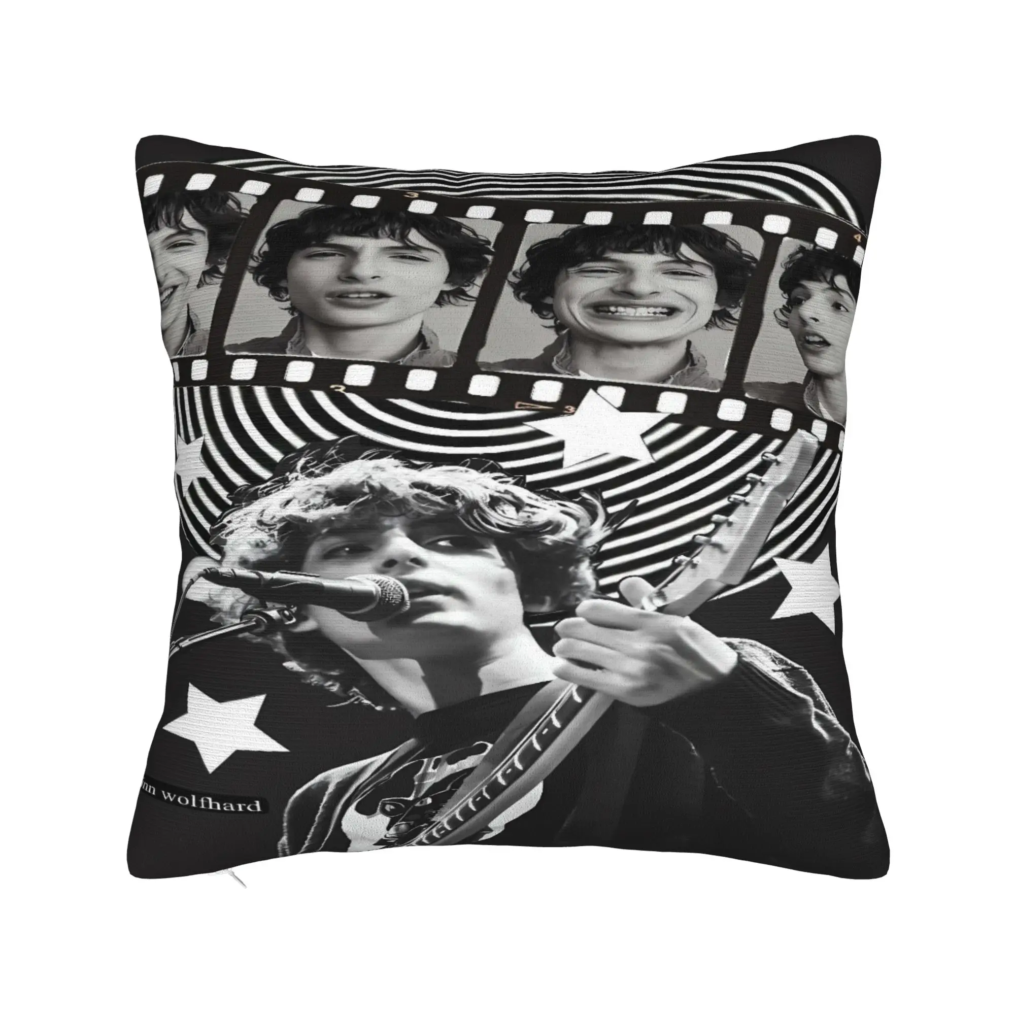 Finn Wolfhard Pillow Cover  Fashion Pillow Case For Wedding Party Home Decor Cushion Cover Soft Graphic Pillowcases Gift