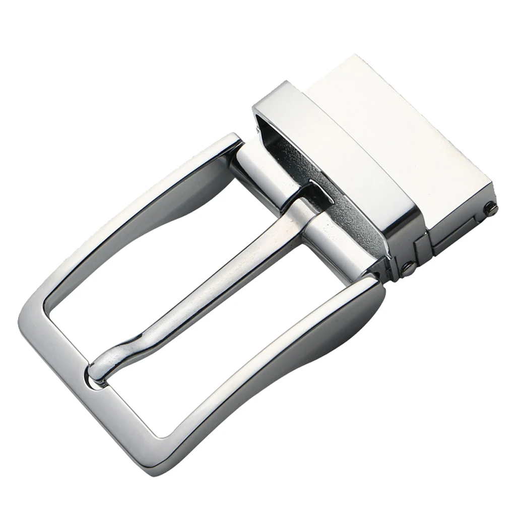 

Fashion Metal Belt Buckle Replacement Reversible Pin Buckle Antique Style for Men 4cm Rectangular Belt Accessories