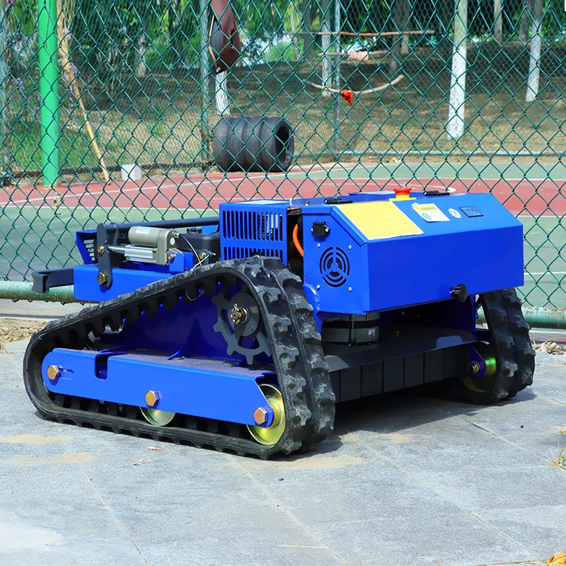 Tosaerba telecomandato intelligente a rotazione zero semovente personalizzato, robot professionale per tagliare il prato