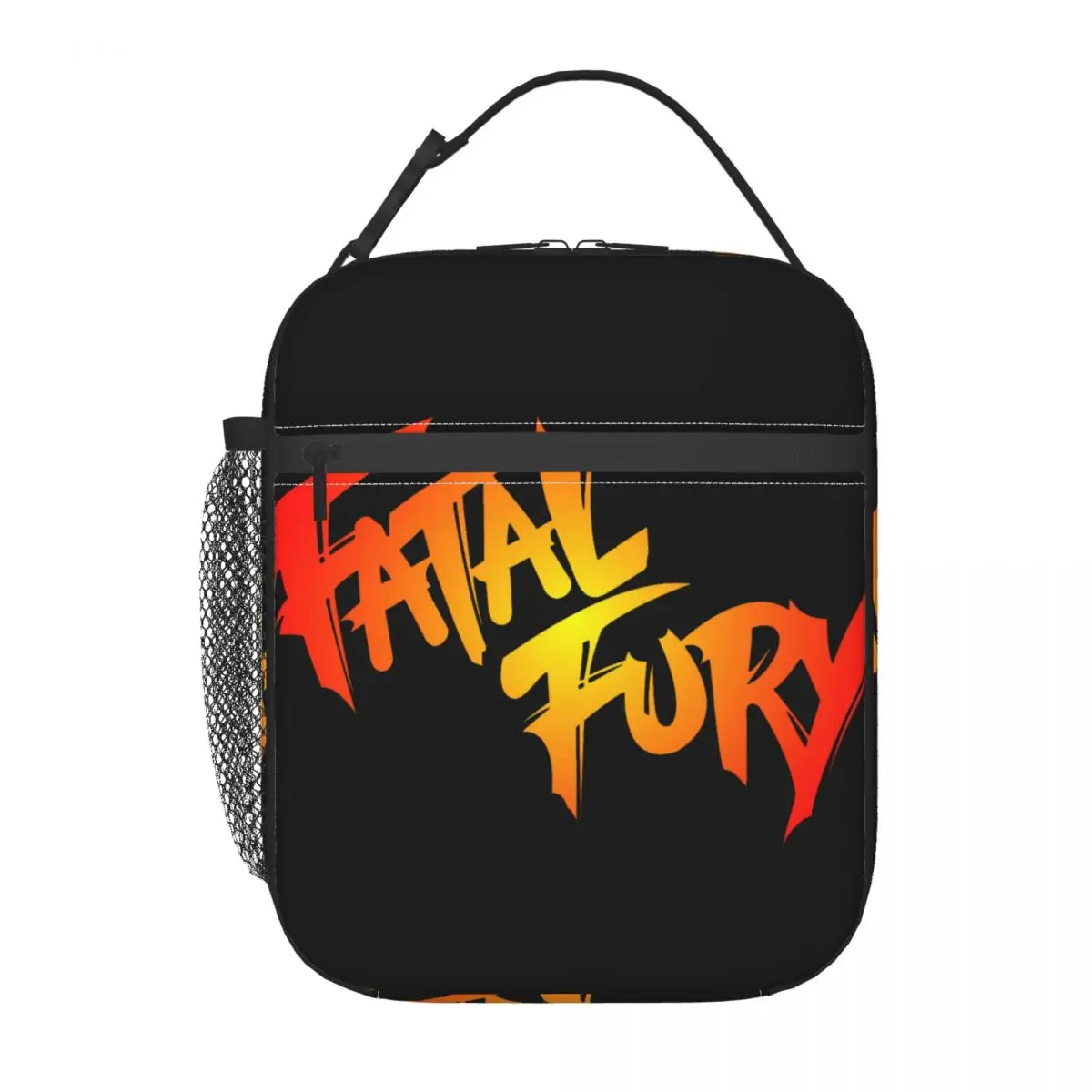 Bolso de mano con aislamiento para comida, bolsa de almuerzo, bolso de mano, mortal Fury