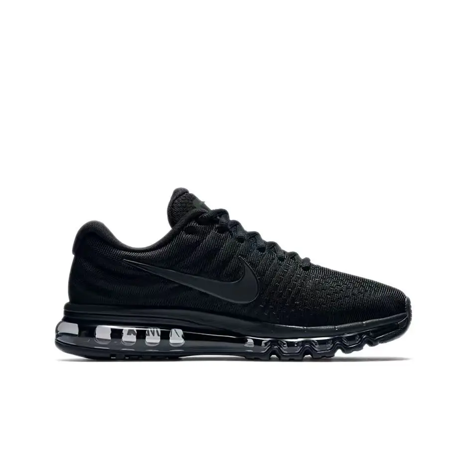 Nike Air Max 2017 Mesh Shock-absorbing Anti Slip Wear-resistant Low Cut Casual Running Shoes For Men And Women