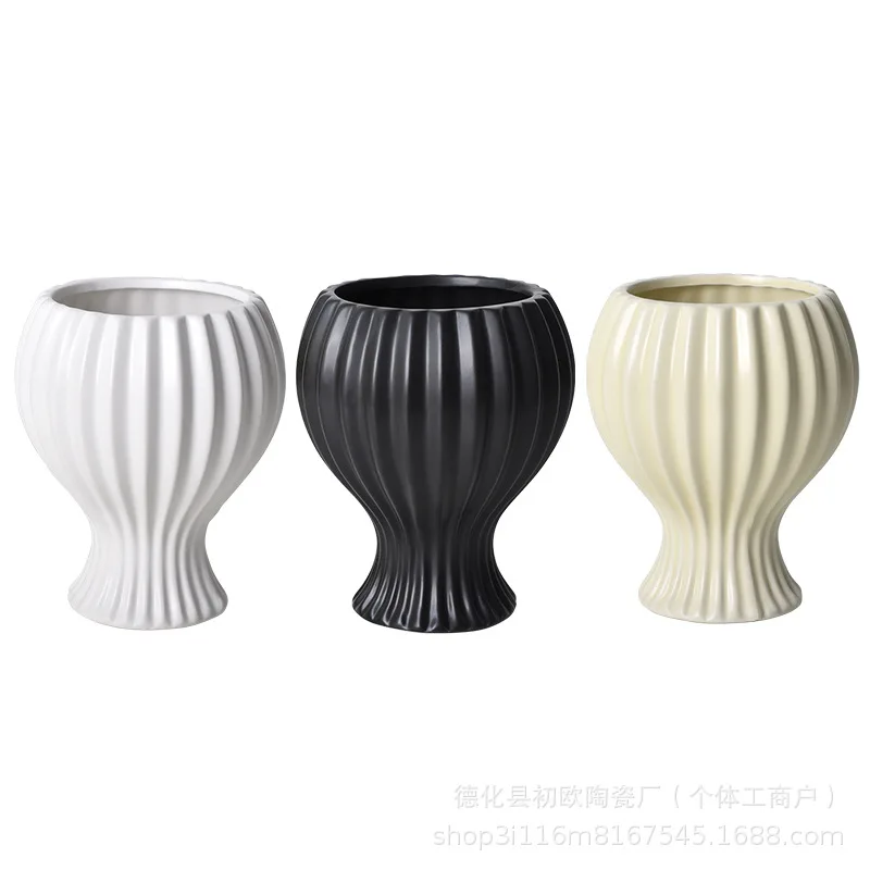 

Cx ceramic cream wind creative light luxury high sense simple butterfly orchid special vase