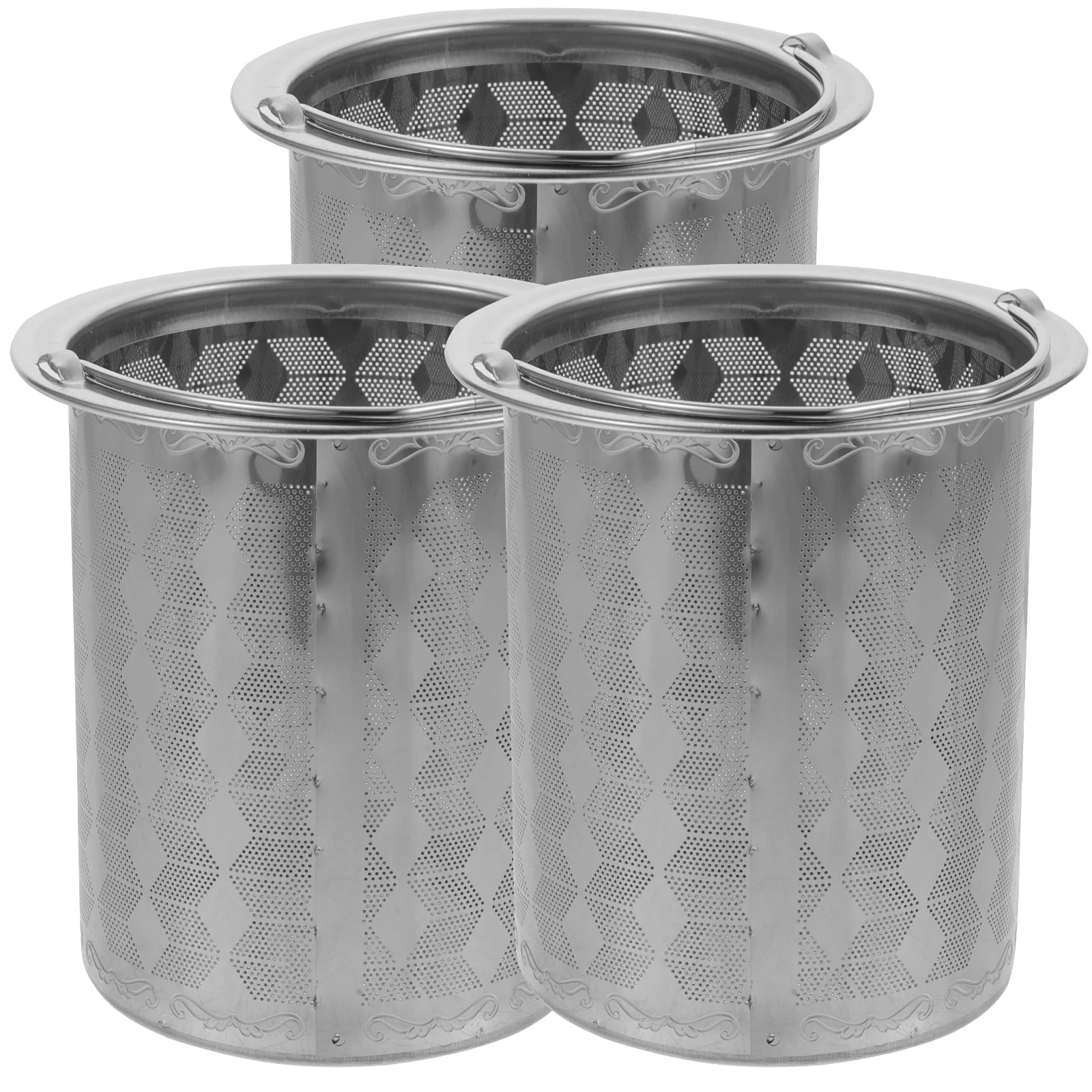 

3pcs Stainless Steel Filters Metal Teapot Replacement Mesh Strainer For Home Tea Infuser Coffee Mesh Filter Practical