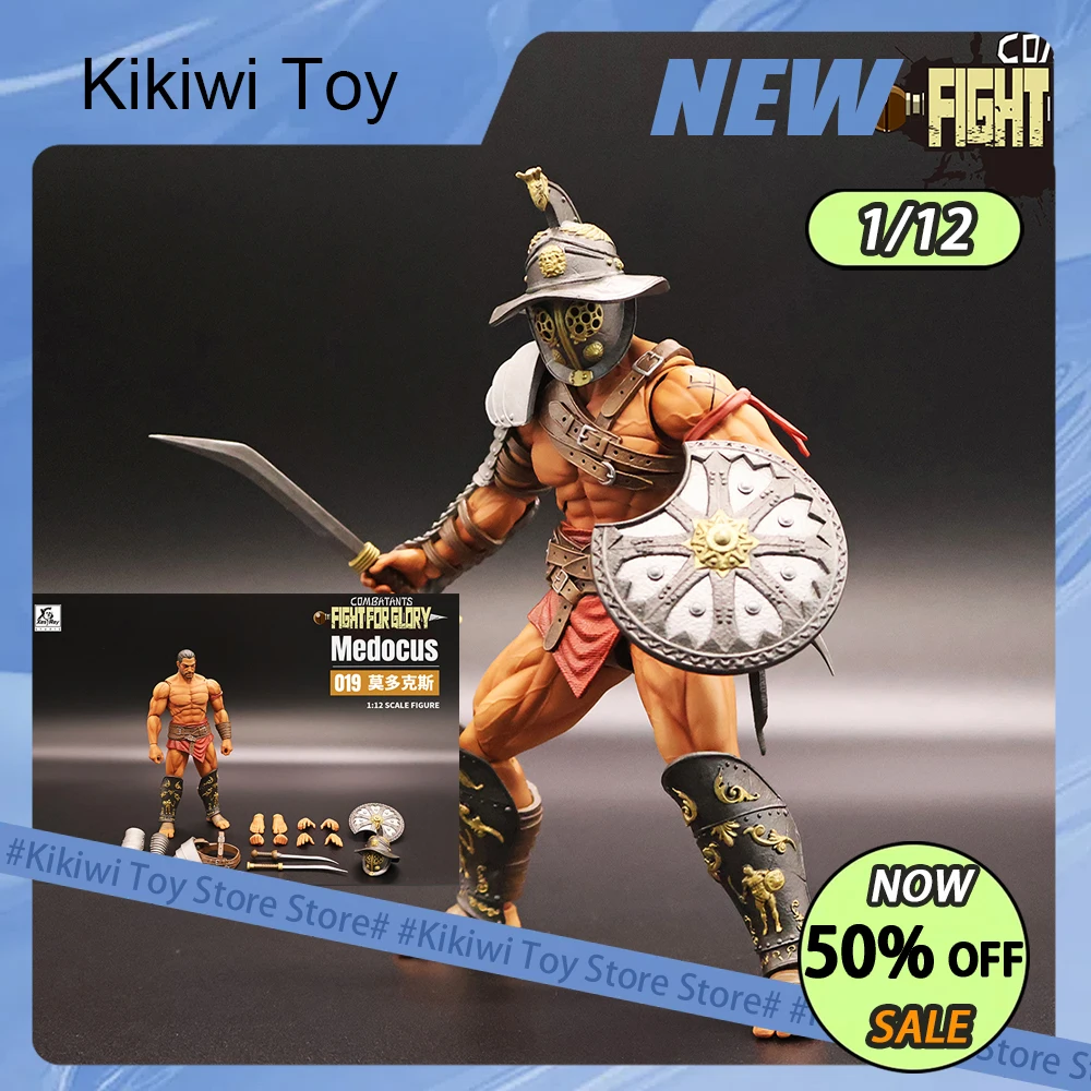 

XesRay Gladiator Fight For Glory 6 Waves 1/12 Medocus Action Figure Animation Model Collection Statue Room Decora Desk Toy Gift