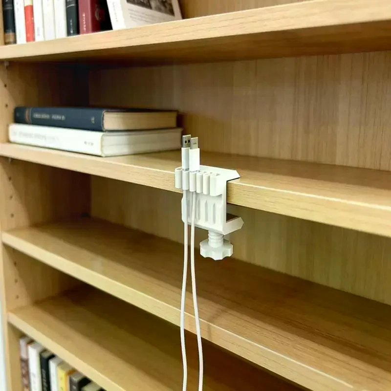 3D Printed Pla Eco-Friendly Material Desktop Data Cable Clip, Desktop Traceless Cable Management And Organization Tool