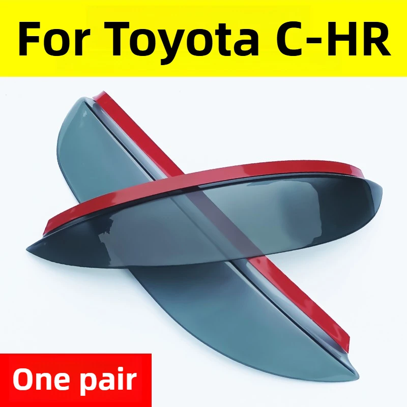 Accessories For Toyota C-HR 2026/2025 Rearview Mirror Rain Shield Organic Glass Sunshade Rainproof Wear-Resistant 2022-2024