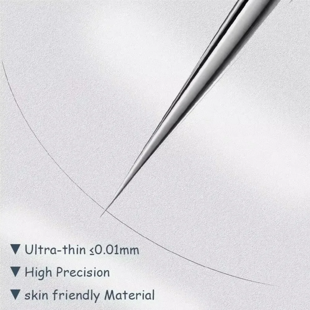 NEW 11Pcs Acne Needle Professional Tweezers Acne Remover Ultra-fine No. 5 Cell Pimples Blackhead Clip Facial Pore Cleaning Tools