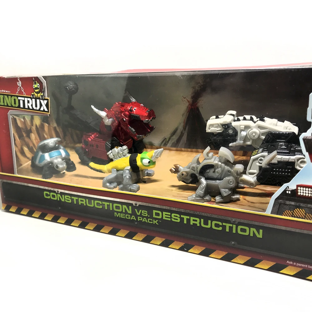 Metal Dinosaur Truck Removable Dinosaur Toy Car New Series Mini Models Children's Gift Toy Box Set Of 5 Models