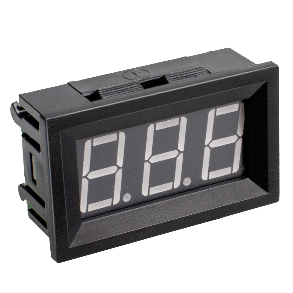 10pcs DC4.5-28V Thermometer Two Wire 0.56” Led Display -30~+70℃ Digital Celsius Temperature Indicator Reverse Protection