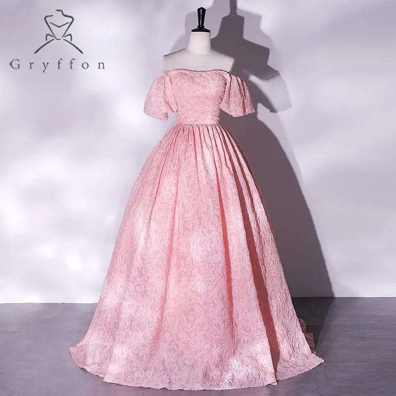 Pink Quinceanera Dresses Sweet Pink Party Dress Luxury Lace A-line Prom Dress Real Photo Formal Dress Vestidos Customize