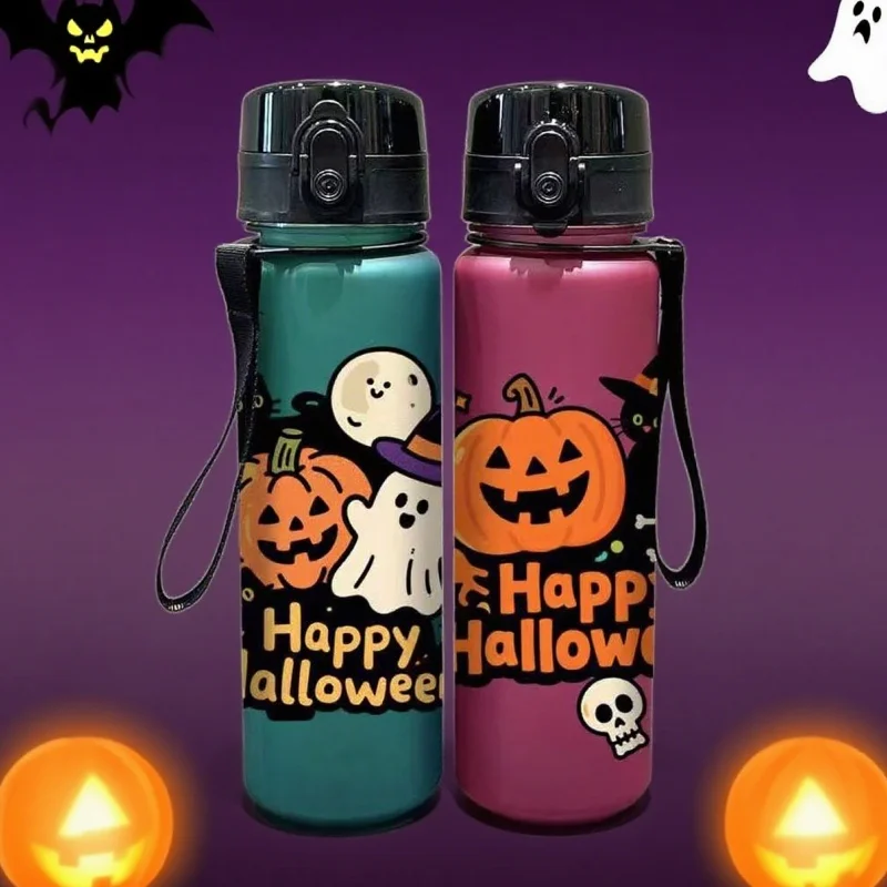 

3D print Halloween-themed 650ml water bottle,PVC-Free, Matte Finish, Perfect for Holidays, Outdoor Activities, and Everyday Use