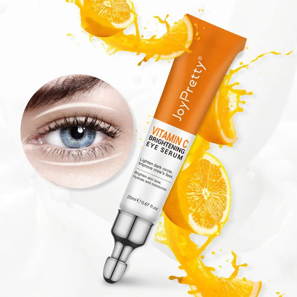 Vitamina C Eye Cream, Anti círculos escuros, Eye Bag Soro Firmeza, Beleza Clareamento, Hidratante, Rugas Massager, P8P9