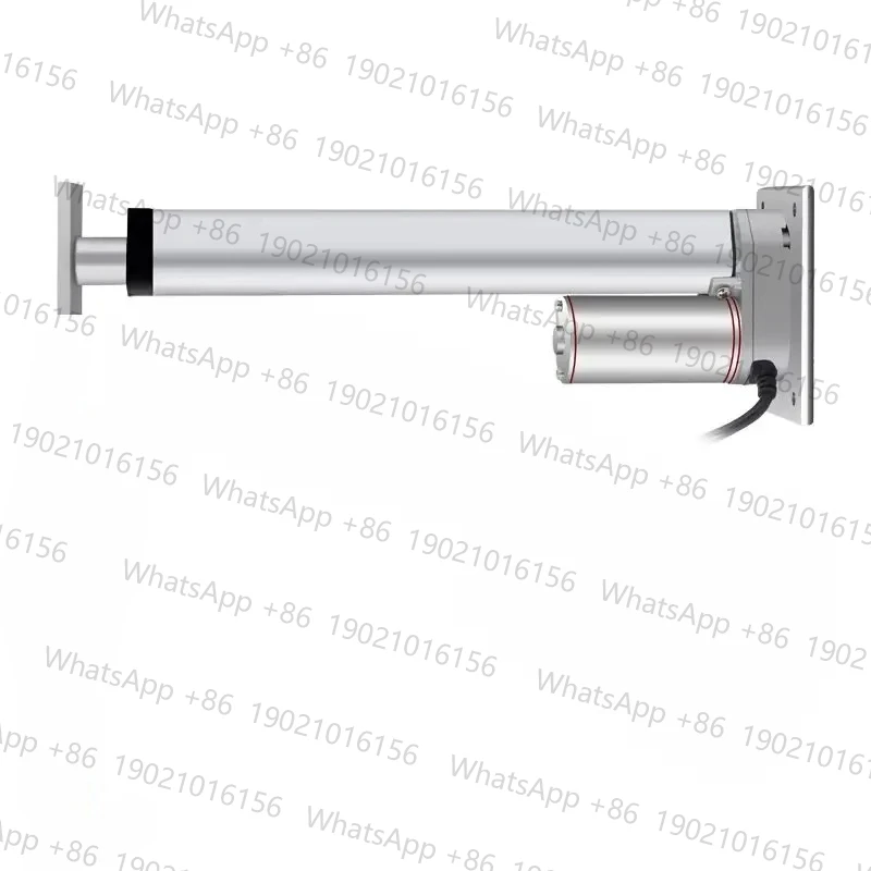 

Double headed flat bottomed silver electric push rod telescopic rod micro 12V24V reciprocating high thrust