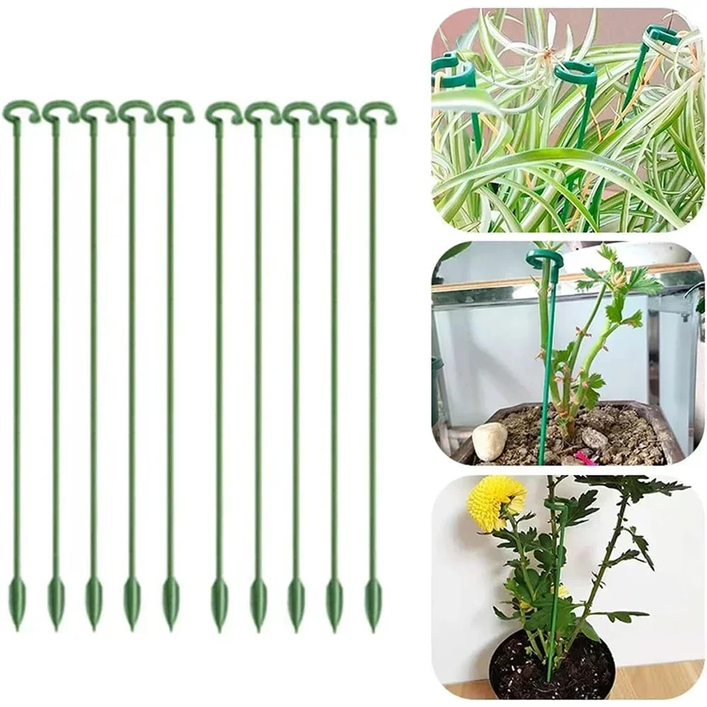 5/10PCS Plant Supports Stand Butterflies Orchid Flower Potted Fixing Rods Reusable Vegetable Protection Fixing Tool Gardening Su