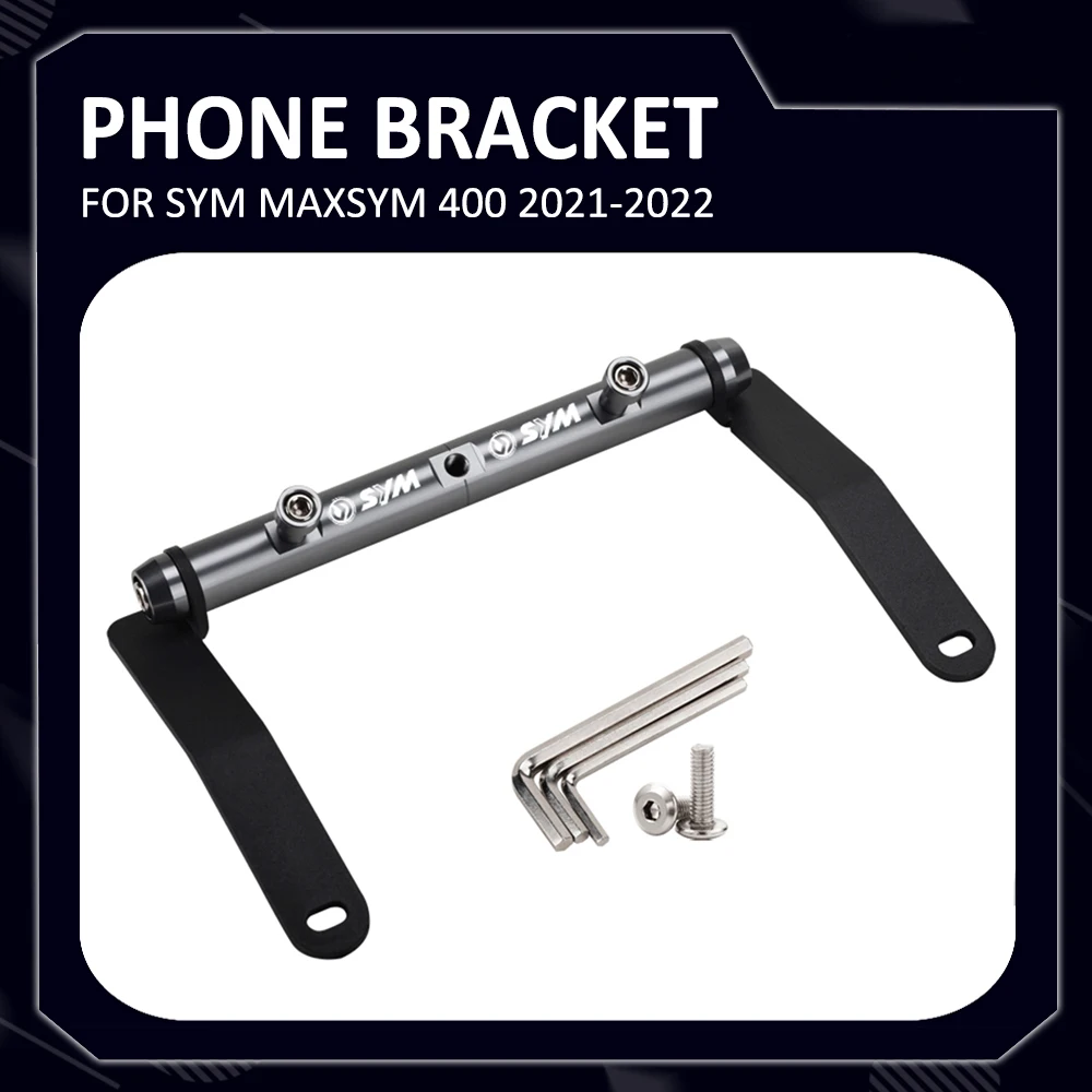 Motorcycle Mobile Phone Holder GPS Navigation Bracket Driving Recorder Stand Support FOR SYM MAXSYM 400 Maxsym400 2021 2022