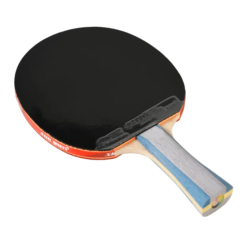 6-star Table Tennis Racket Long Rubber Professional Straight And Horizontal PingPong Racket Table Tennis Bat