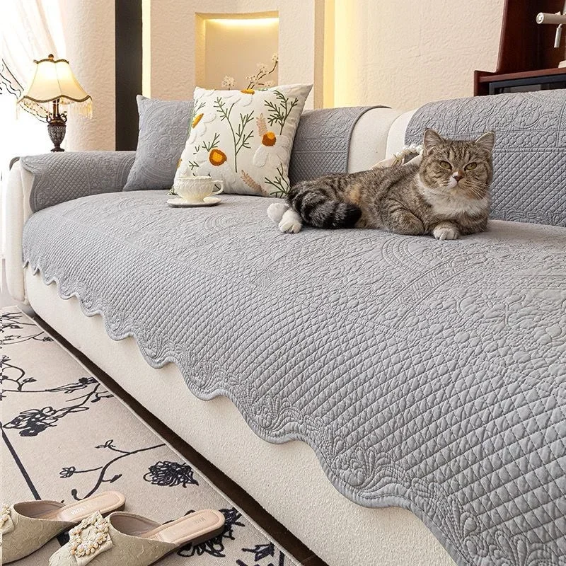 Cotton Universal Sofa Cover Luxury Sofa Cushion Cover Towel L Shape Couch Towel for Home Living Room Protector Funda Sofá 쇼파커버