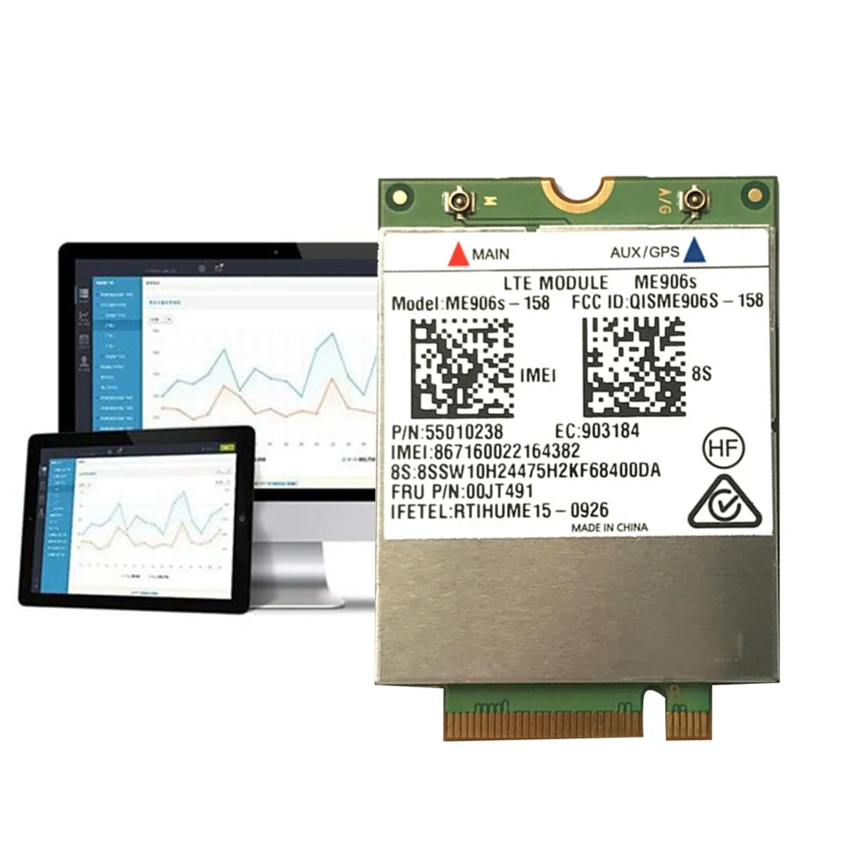 بطاقة WiFi ME906S الفعالة ME906S-158 FRU 00JT491 LTE 4G لـ Thinkpad