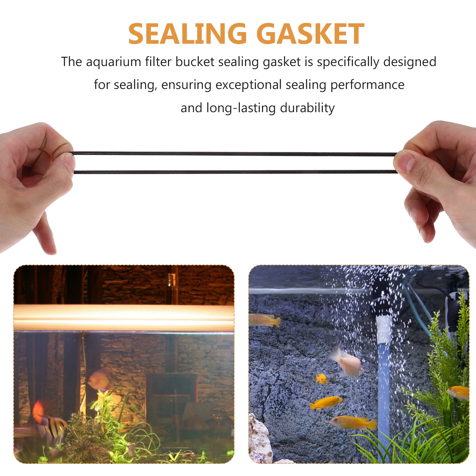 

Sealing Gasket for Aquarium Filter Barrels 603 603B Easy Installation Fish Tank Pond Filters Accessories Plastic