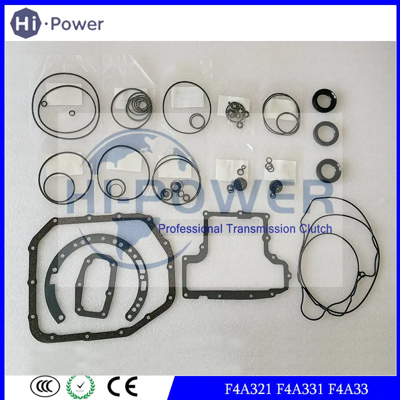 W4A321 F4A321 F4A331 F4A33 Automatic Transmission Clutch Repair Kit For Mitsubishi For Chrysler Gearbox Gaskets Oil Seal Ring