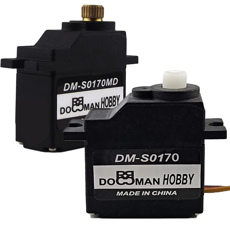 DORCRCMAN DM-S0170 17g Servo Digital Adequado para Robô Helicóptero 1/18 Servos de Direção de Veículos Off-road