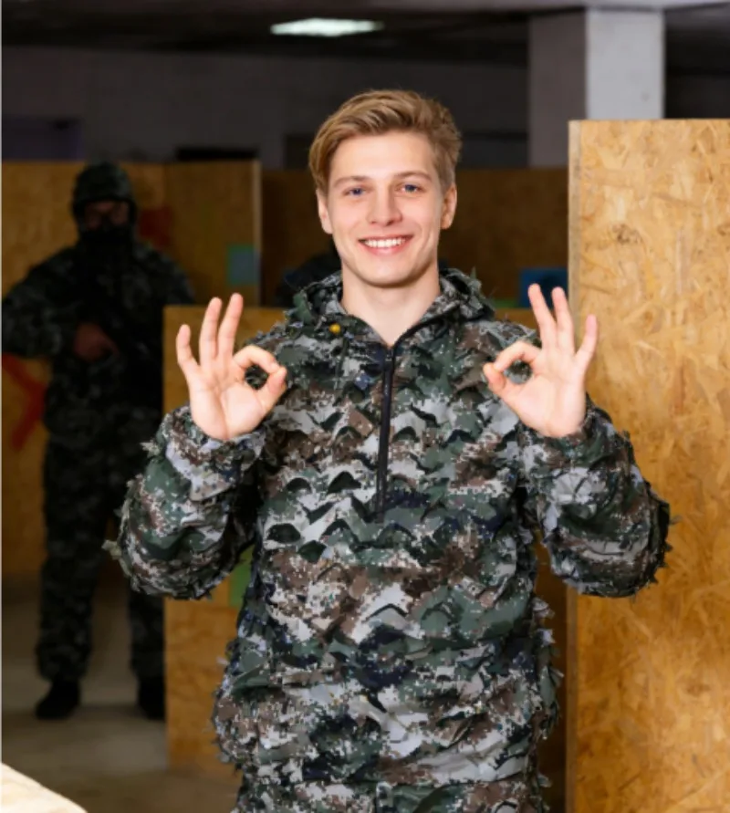 

Охота, скрытая цифровая сетка, камуфляж, реальные люди, ешь курицу, Cs, дышащая одежда для наблюдения за птицами, стелс, благоприятная одежда