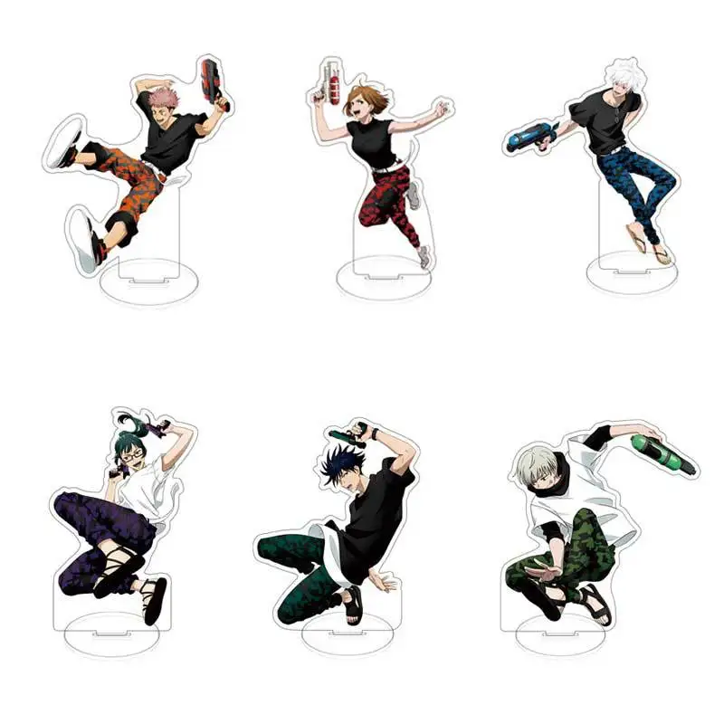 

Anime Jujutsu Kaisen Acrylic Stand Satoru Gojo Fushiguro Megumi Zenin Maki Itadori Yuji Signboard Desktop Decorations Gift