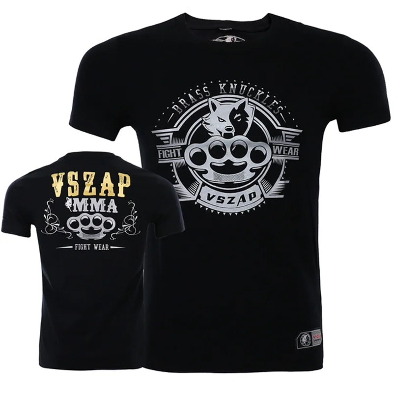 Camiseta masculina de Jiu-Jitsu Brasileiro, blusa de compressão MMA, manga curta, treino de boxe, moda Muay Thai, camiseta casual