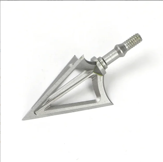 2pc  G5 Archery Arrow Head 100/125 Grain Fixed Broadhead Sharp 3 Blade Stainless Alloy Arrowhead Screw Tips