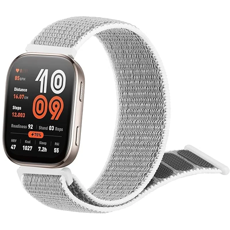 20mm Nylon Loop For Amazfit GTS 4/2/2e/3/GTS2 Mini/GTR/4/3/Pro/GTR2/42mm/22mm Watch band Bracelet for Amazfit bip 5 6 straps image 2