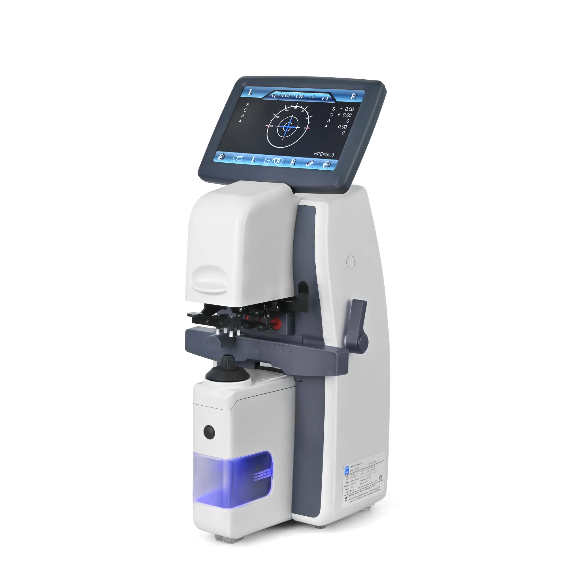 SJ Optics High Quality Digital Lens Meter SJ-810 for Vision Testing Auto Lensmeter High Accuracy for Visual Acuity Exam Apparatu