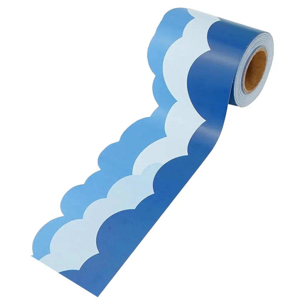 

Cloud Shaped Border Sticker Classroom Blackboard Bulletin Decorations DIY Craft Paper Stickers Teaching Supplies