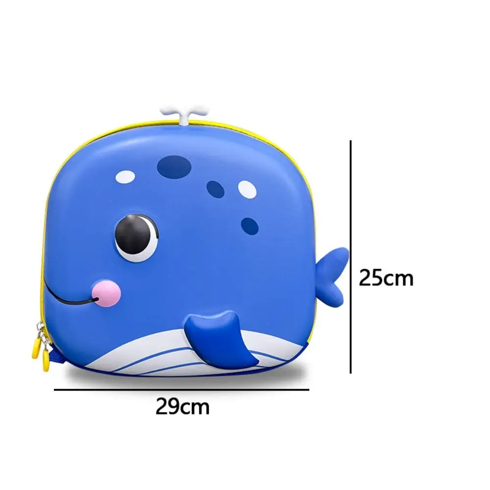 Fashion EVA Eggshell Backpack Cute Cartoon Portable Shoulder Bags Large Capacity Whale Baby Students Bag for Kids