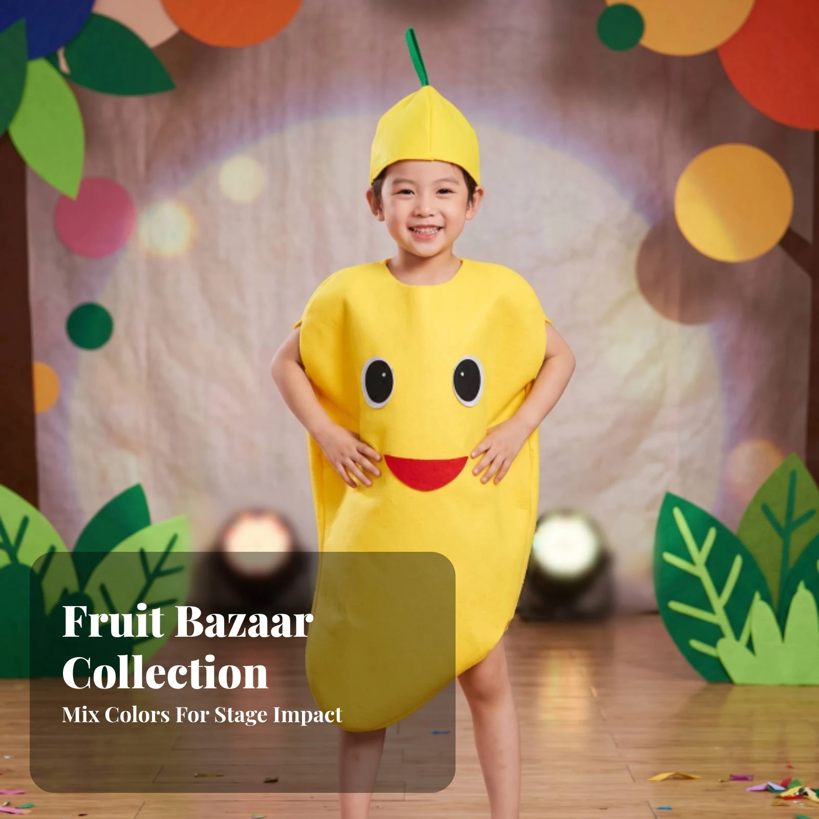 Tomato Outfit Pull-on Dress-up Costume Vegetable Costume Comfortable Ensemble Lightweight for Children, School Performances