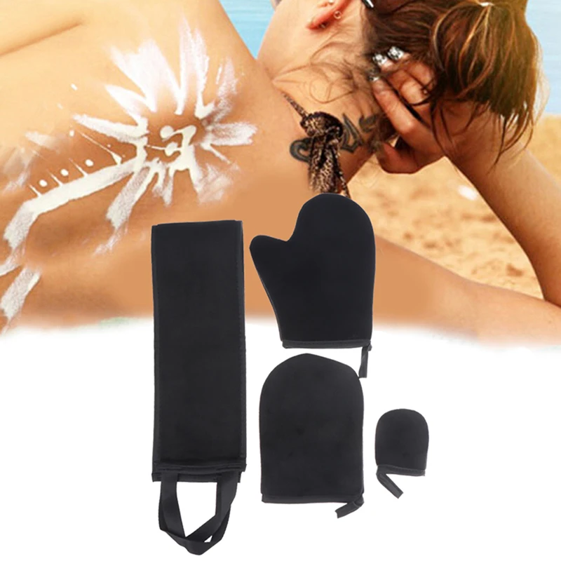 1Pcs Reusable Body Self Tan Glove Applicator Tanning Gloves Cream Lotion Mousse Body Cleaning Glove Self Tanner