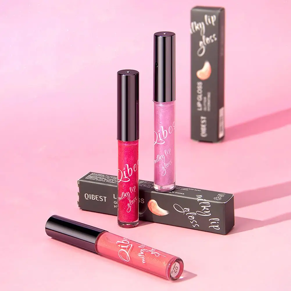 3가지 색상 모이스춰라이징 립 글로스 투명한 립 오일 하이드레이팅 립 메이크 글레이즈 플럼퍼 립 리퀴드 립스틱 하이드레이팅 업 립 A2Q3