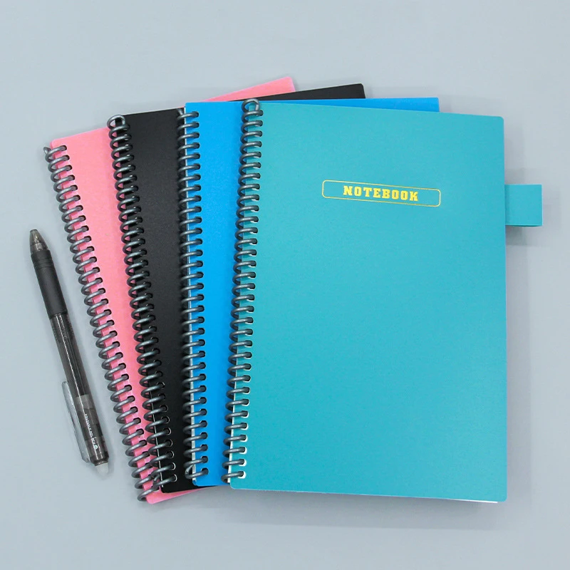 1Pcs A5 Reusable Whiteboard Notebook Memo Book With Free Whiteboard Pen Erasing Cloth Weekly Planner Portable Notebooks