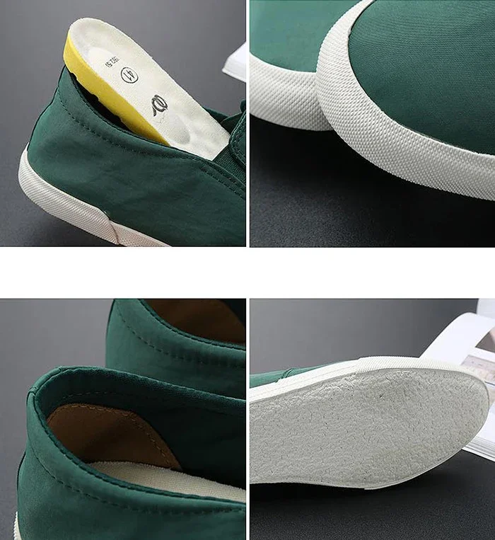 Spring New Vulcanize Shoes Men Breathable Colourful Canvas Sneakers Korean Fashion Lazy Comfortable Loafers EB20034