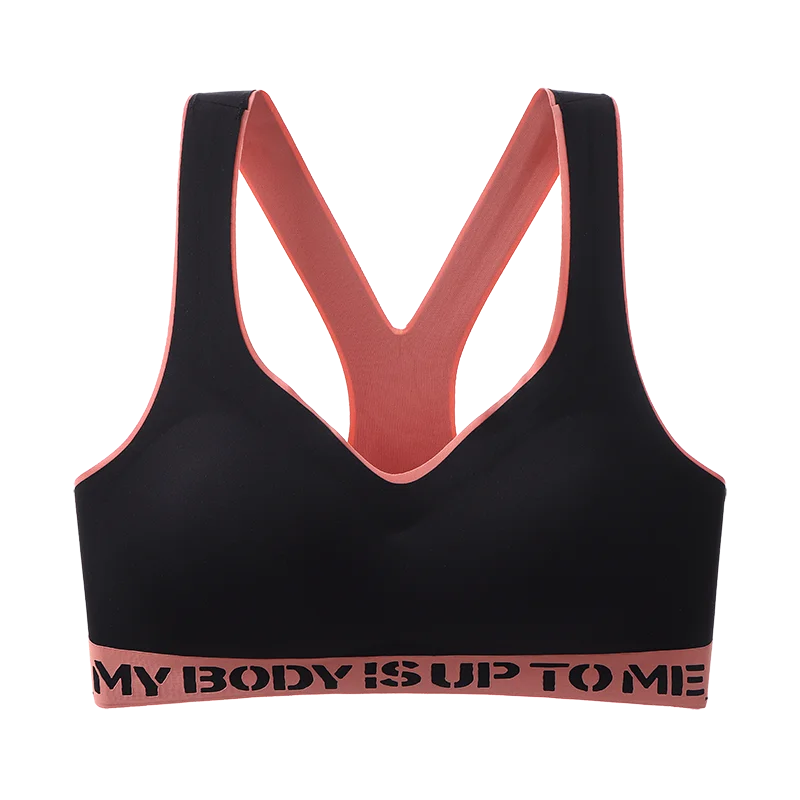 Sports Yoga Bras Fitness Vest For Women Plus Size M-6XL Push Up Bra Female SeamlessBrassiere Wirefree Y-line Straps BH Underwear