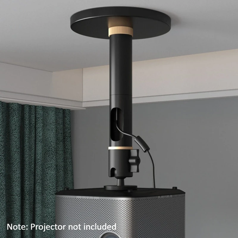 Projector Ceiling Bracket Mount Adjustable Height Stand for Hisense C2Ultra C3Pro XGIMI RS20UltraMax Dangbei,1/4 Inch Screw PH68