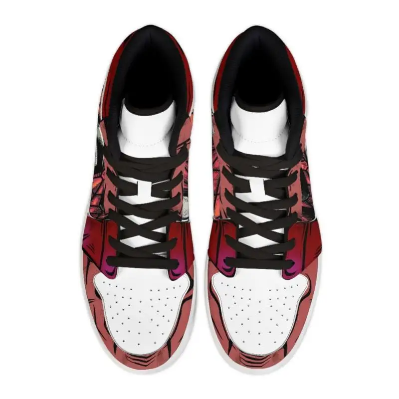 Superhero Series Deadpool Spider-Man High-Top Sneakers Captain America Retro Classic Boys and Girls Shoes Gift